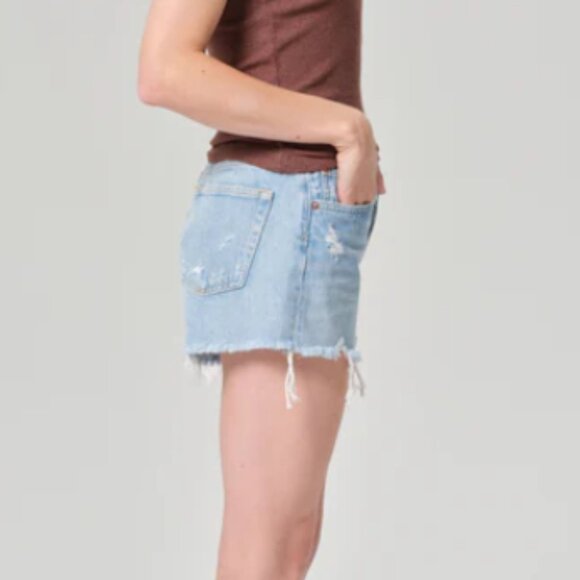 Agolde Parker Cut Off Shorts 28 - Picture 12 of 14